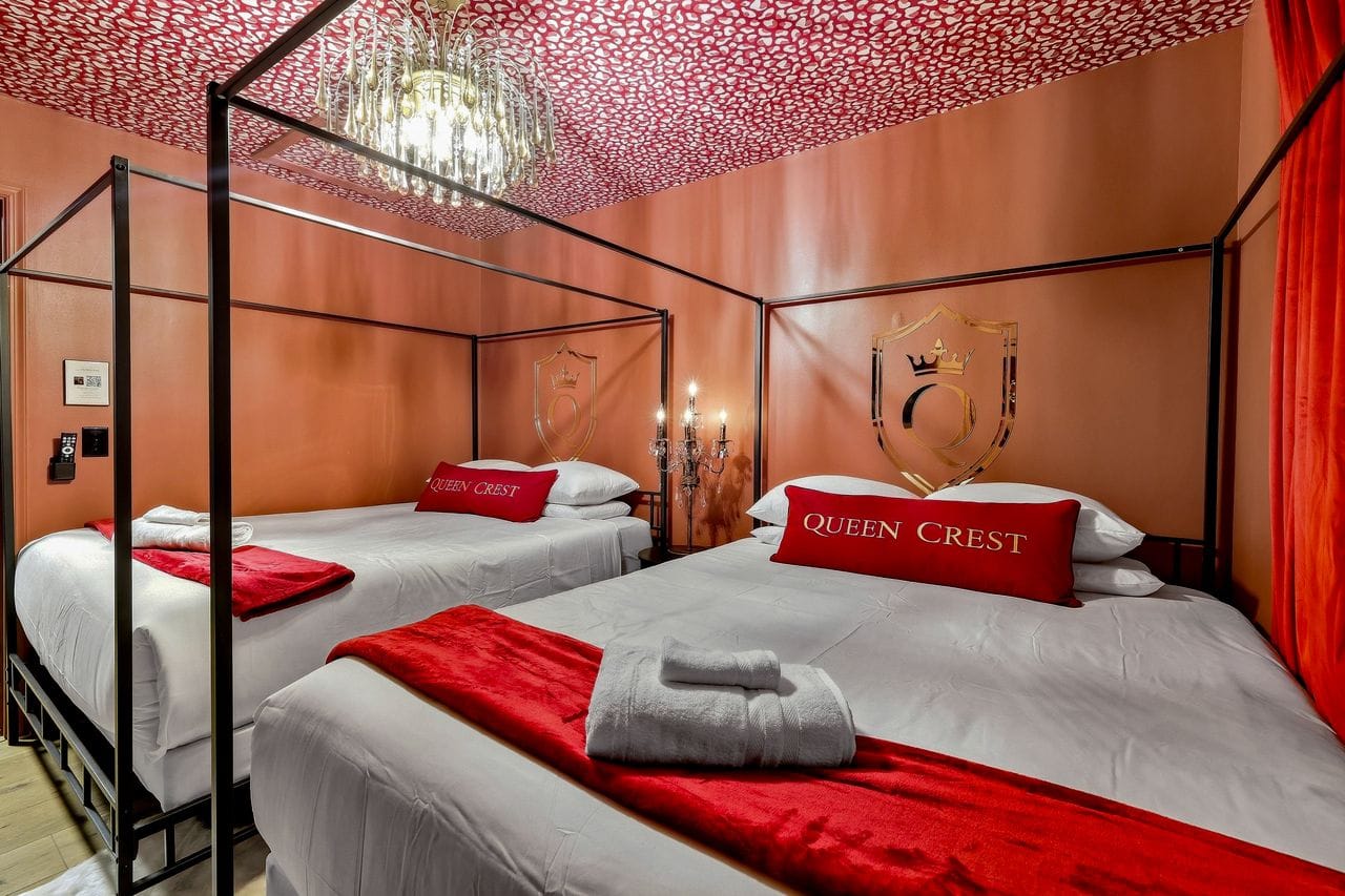 Queen Crest bedroom