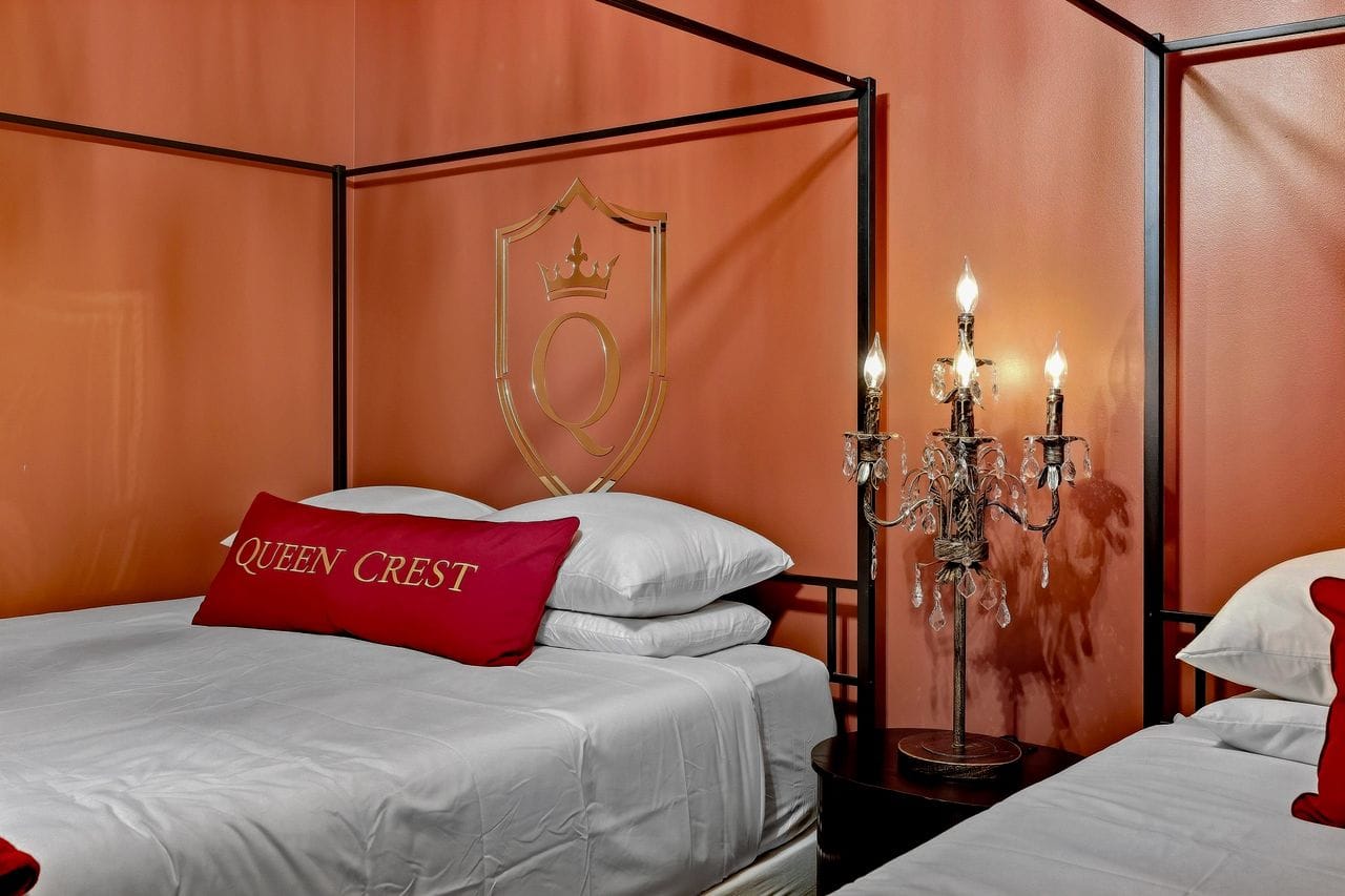 Queen Crest bedroom